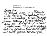 Brief Gisela May von März 2000